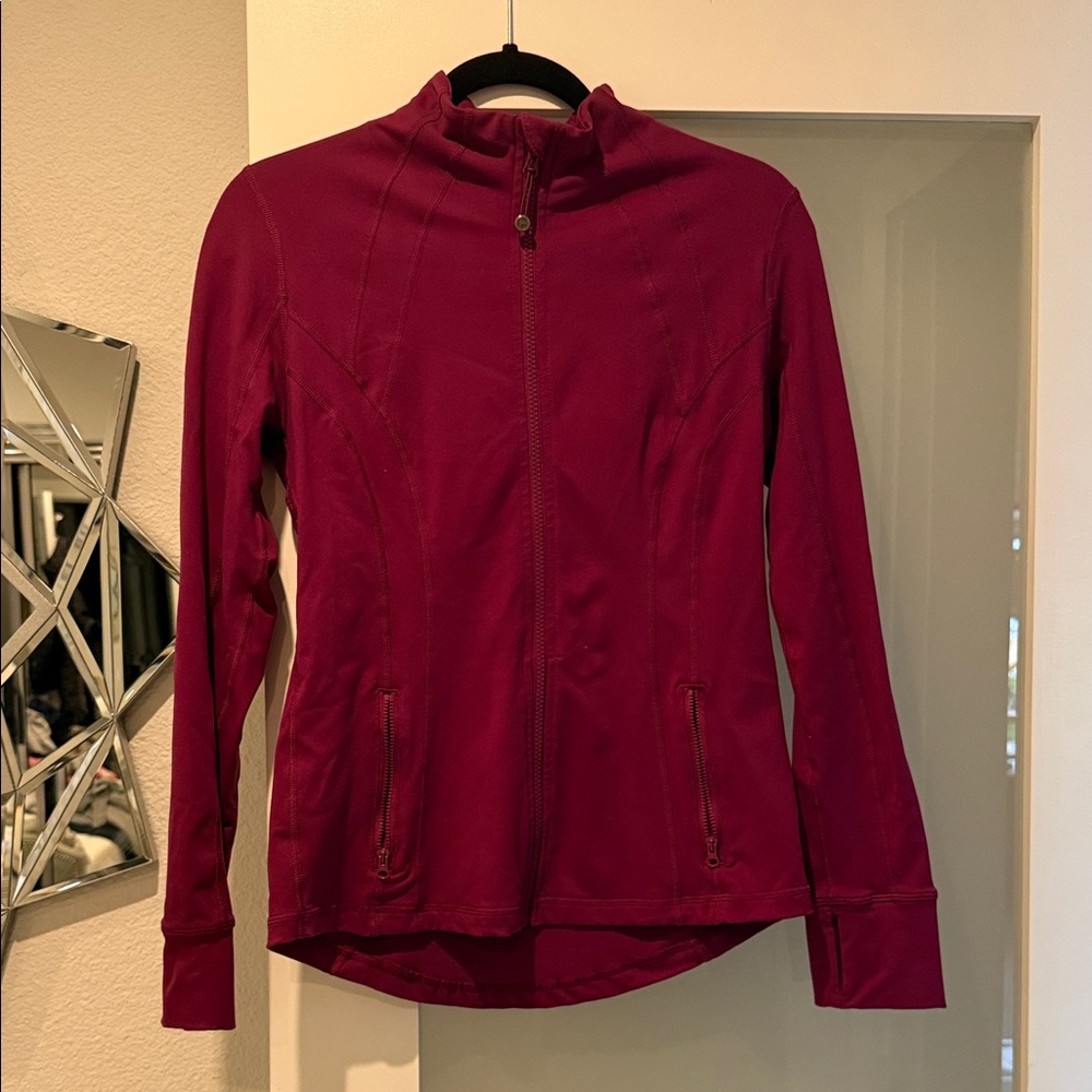 90 Degree By Reflex Maroon Utility Jacket
